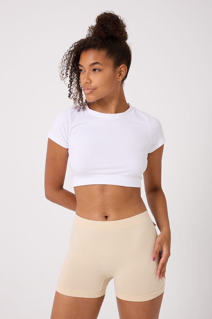 Dikişsiz Basic Esnek Kadın Boxer