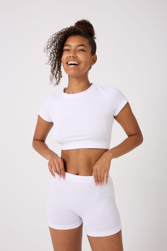 Dikişsiz Basic Esnek Kadın Boxer
