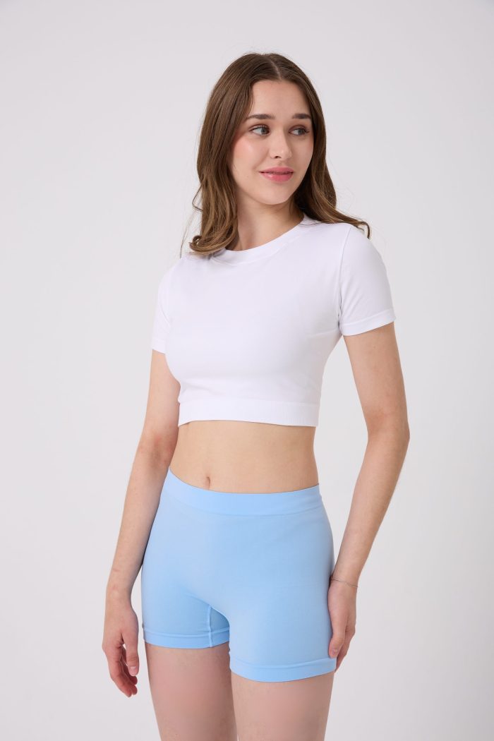 Dikişsiz Basic Esnek Kadın Boxer